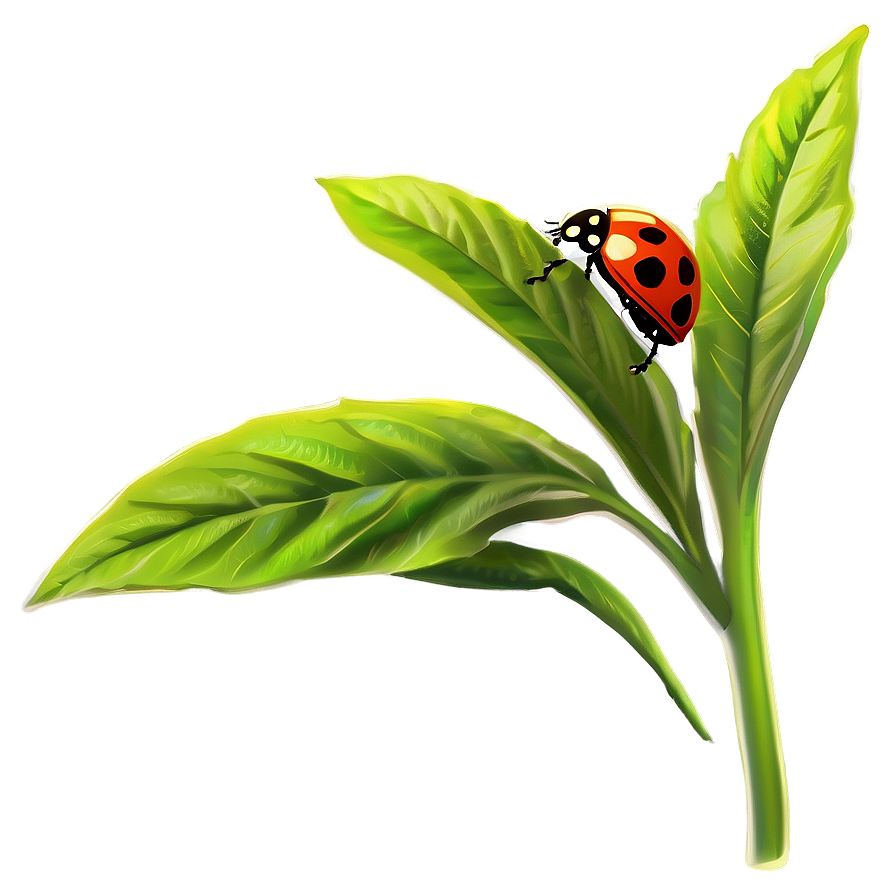 Ladybug In Garden Png 34