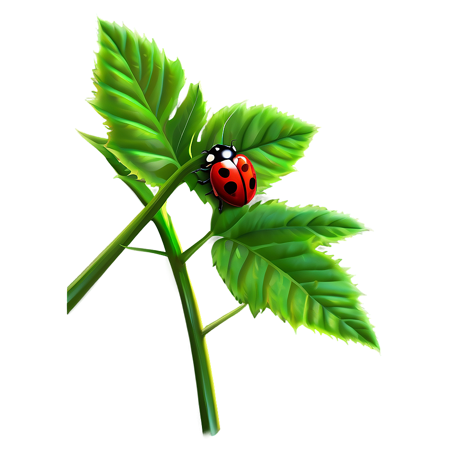 Ladybug On A Branch Png Sto4