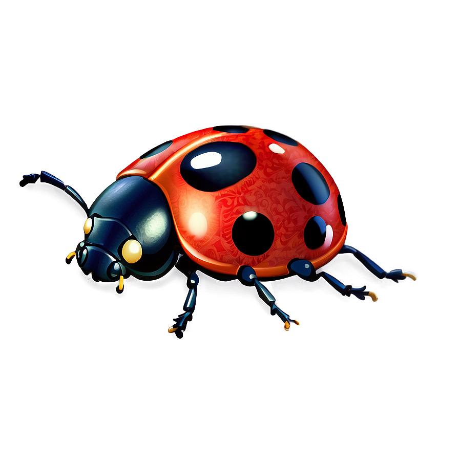 Ladybug With Dots Png Rip