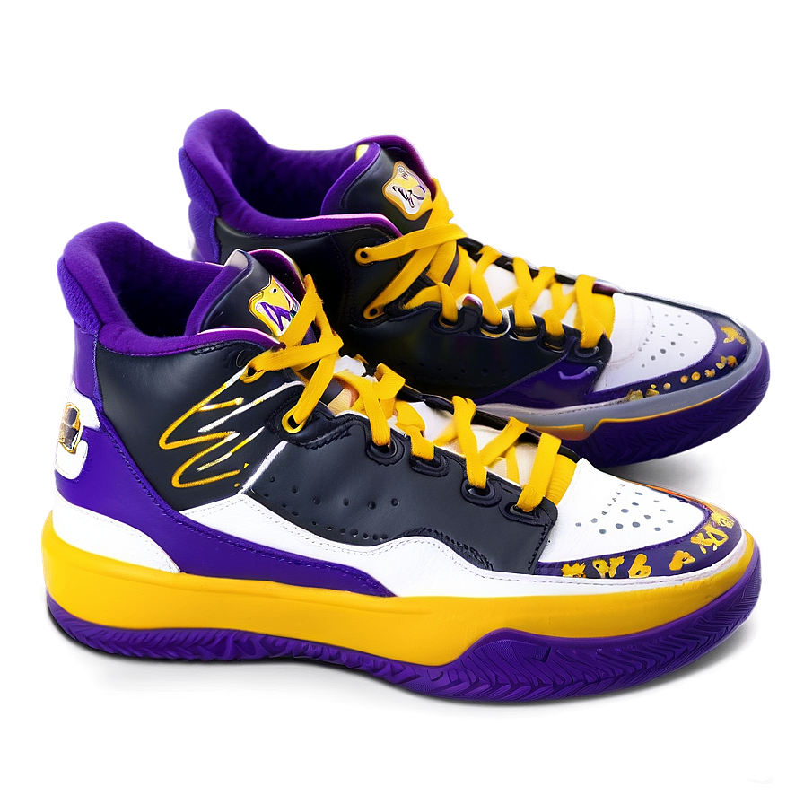 Lakers Custom Shoes Png 05212024