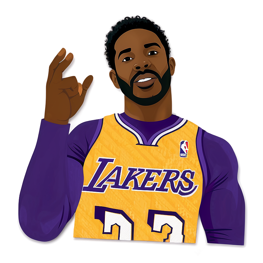 Lakers Fan Art Png Bgn