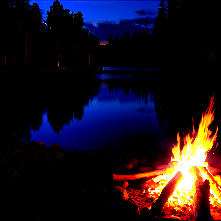 Lakeside Campfire Nights Png Ite