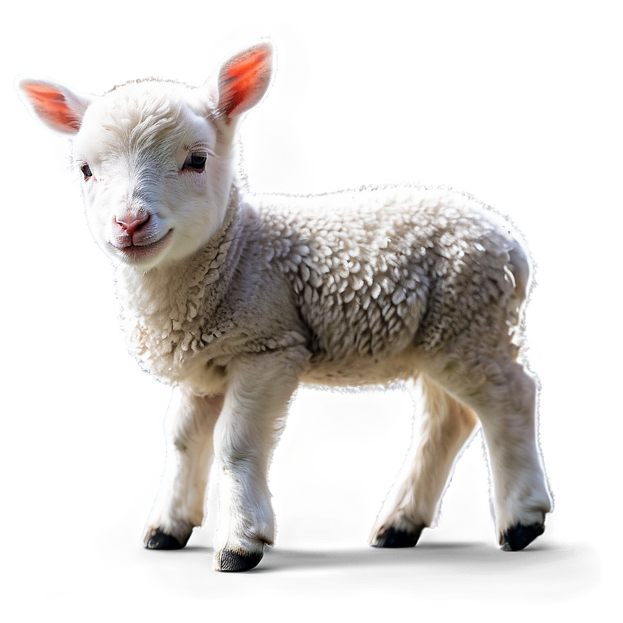 Lamb In Nature Png 96