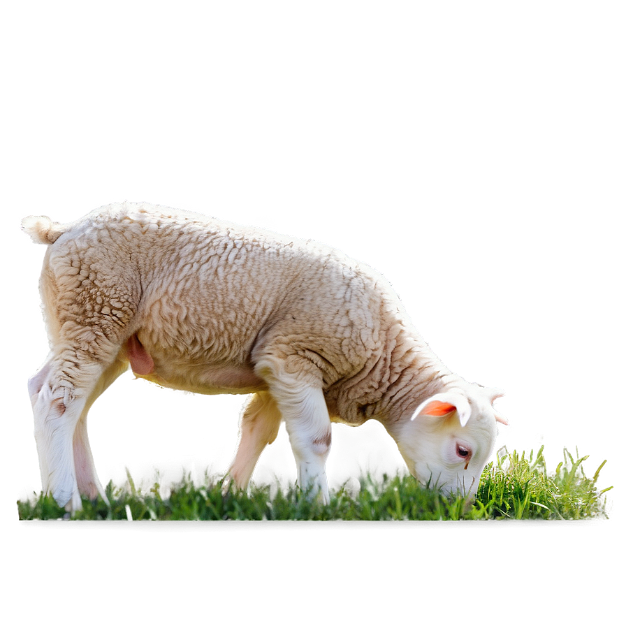 Lamb In Nature Png Glh41