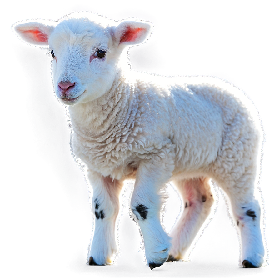 Lamb In Snow Png 25