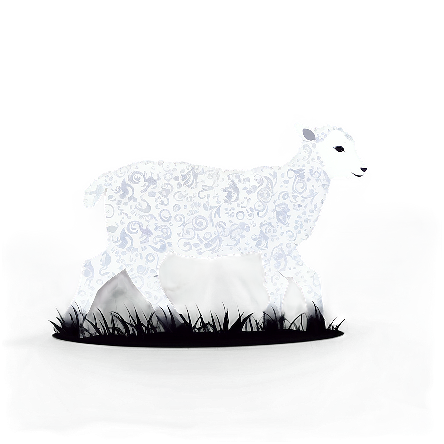 Lamb Silhouette Png 06202024