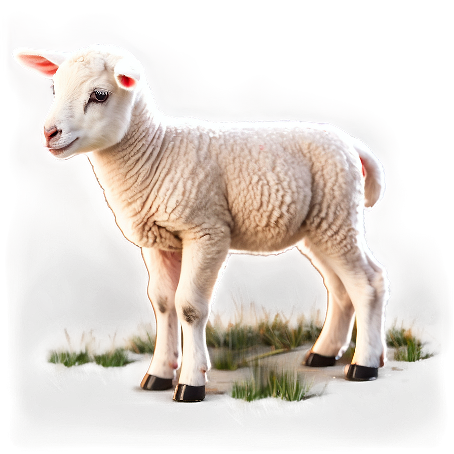 Lamb Sketch Png Krm1