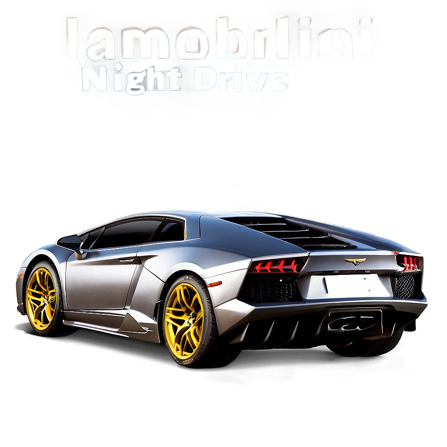 Lamborghini Night Drive Png Vws3