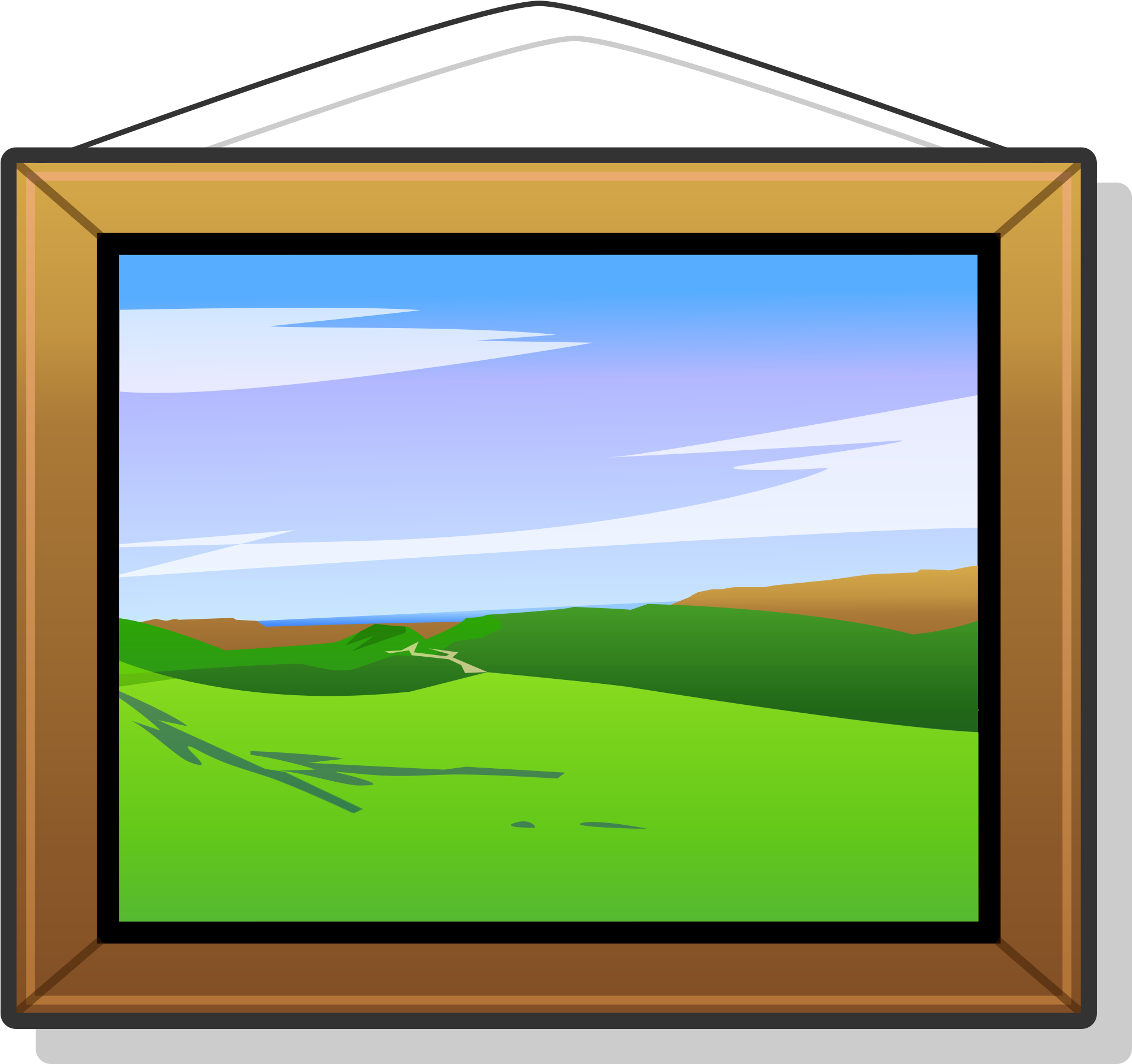 Landscape Paintingin Frame