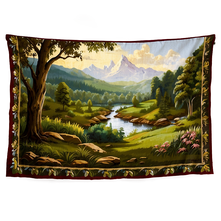 Landscape Tapestry Png 06252024