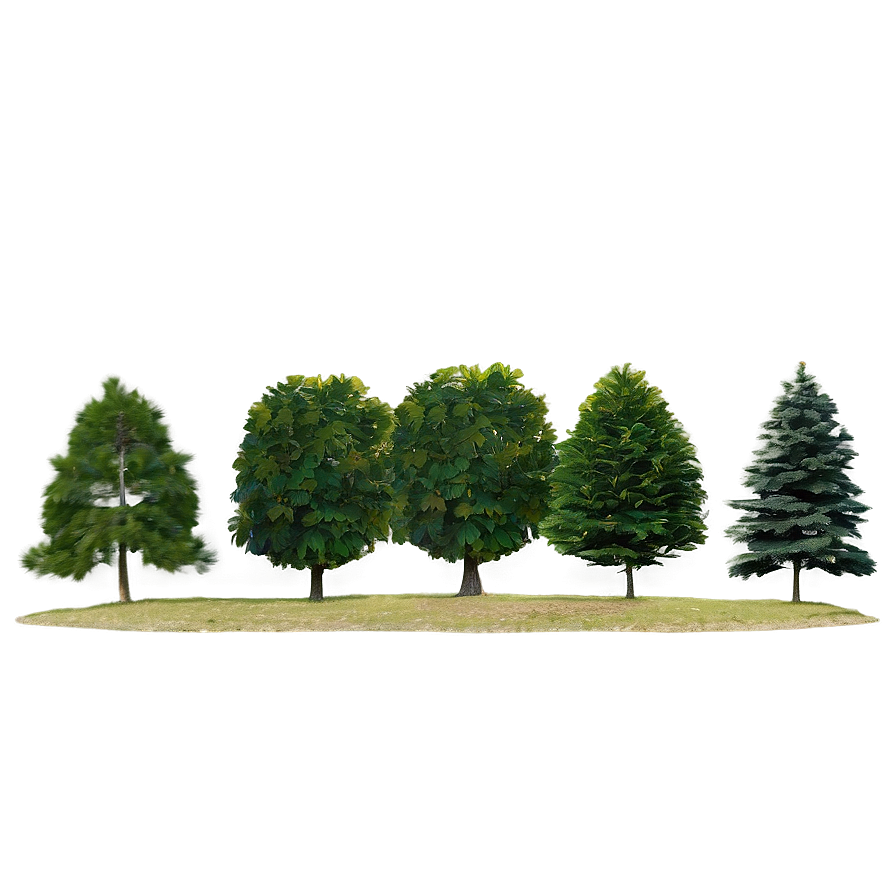 Landscape Tree Line Png Kmx