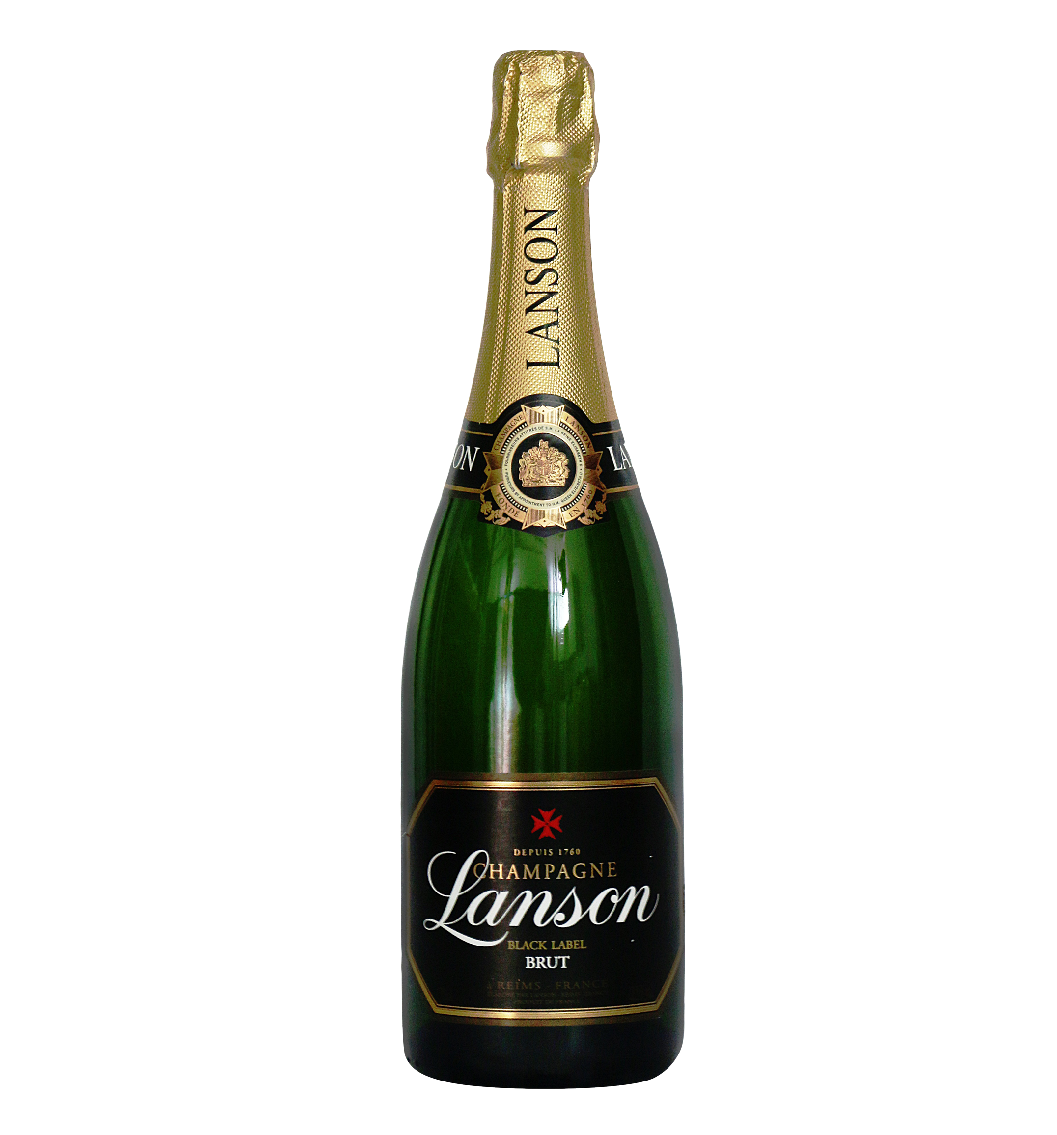 Lanson Black Label Brut Champagne Bottle