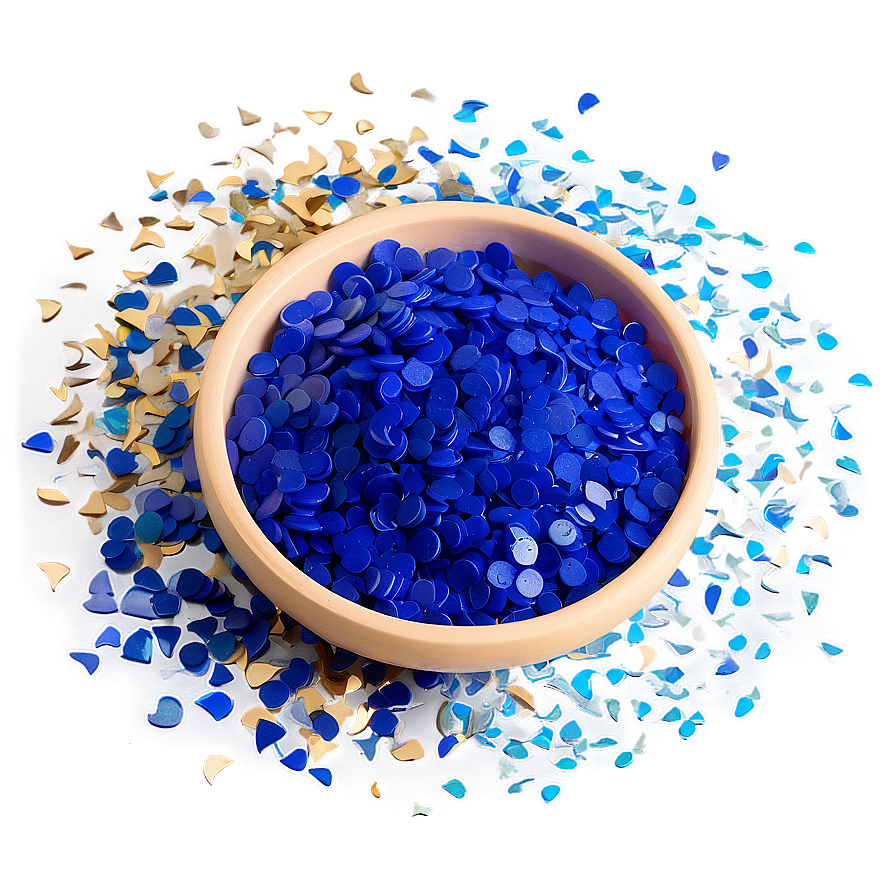 Lapis Blue Confetti Sprinkle Png 06262024