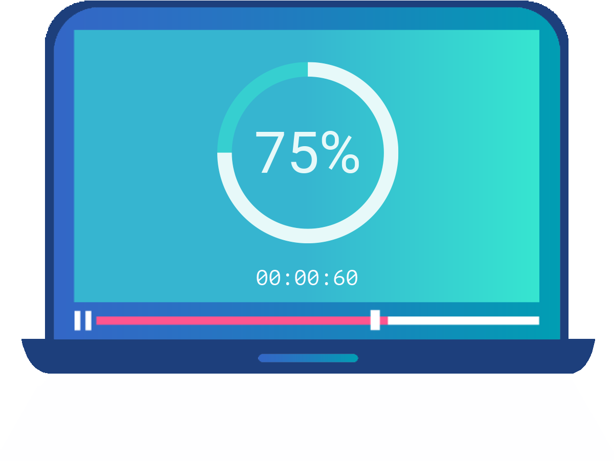 Laptop Loading Progress Animation