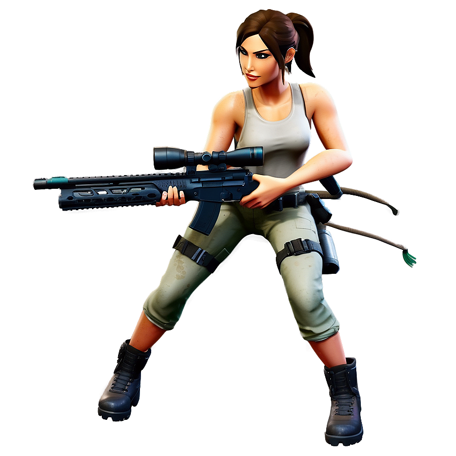 Lara Croft Exclusive Fortnite Gear Png 06282024