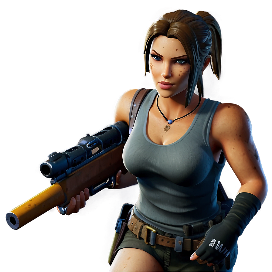 Lara Croft Fortnite Edition Png 06282024