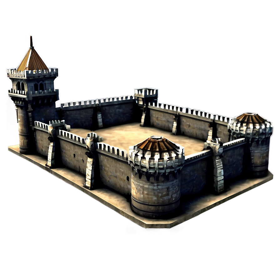 Large Ancient Castle Png 27