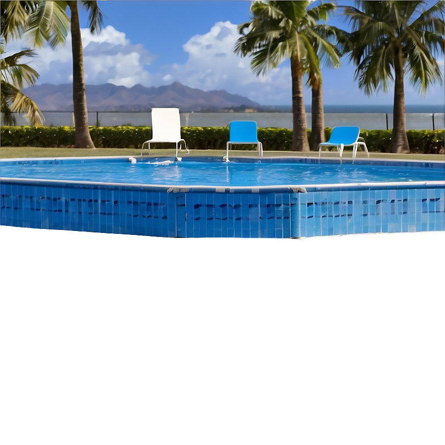 Large Blue Swimming Pool Png Rds70