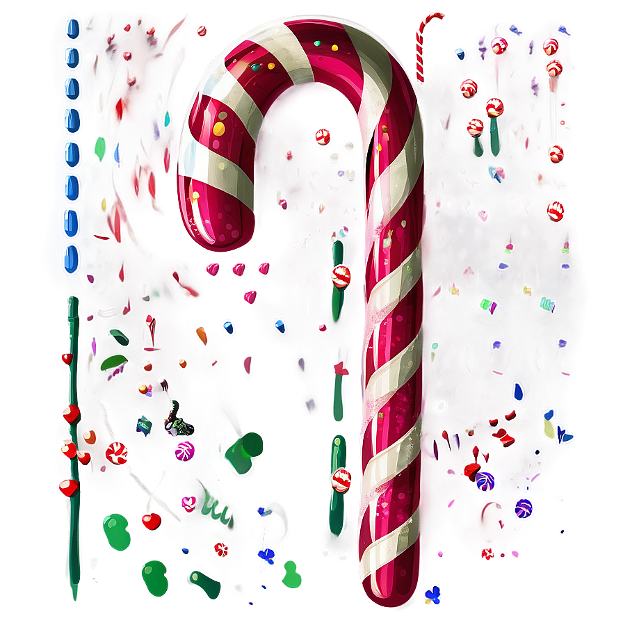 Large Candy Cane Png 06112024