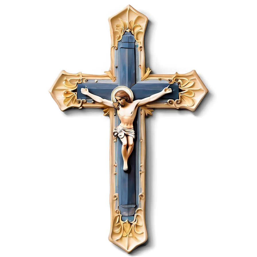 Large Catholic Cross View Png Ioa88