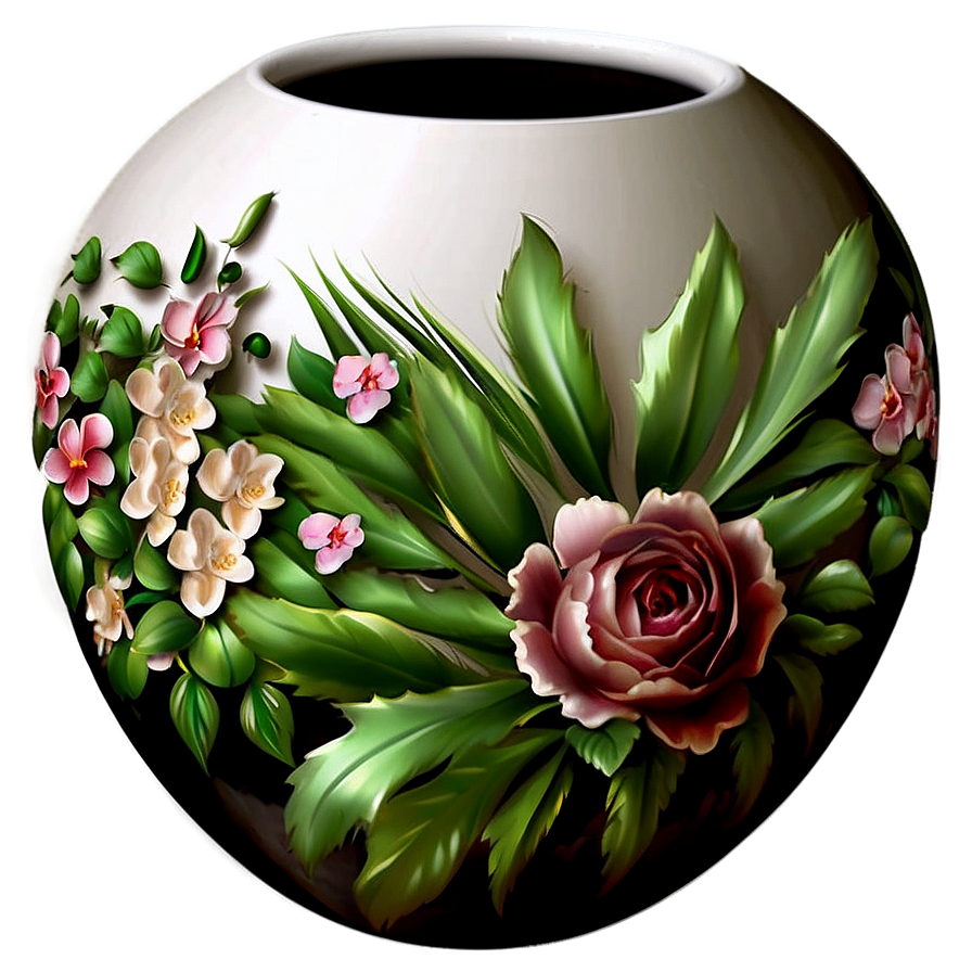 Large Flower Vase Png 37