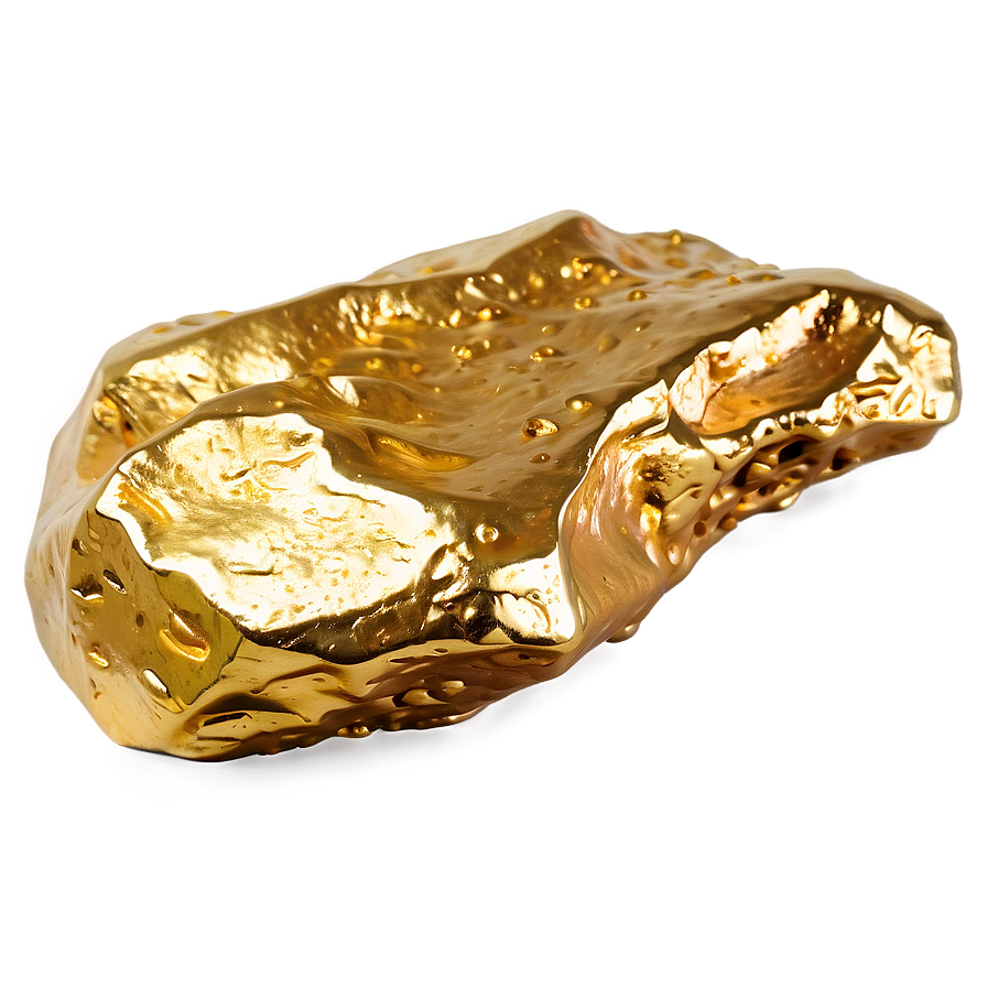 Large Gold Nugget Png 06132024