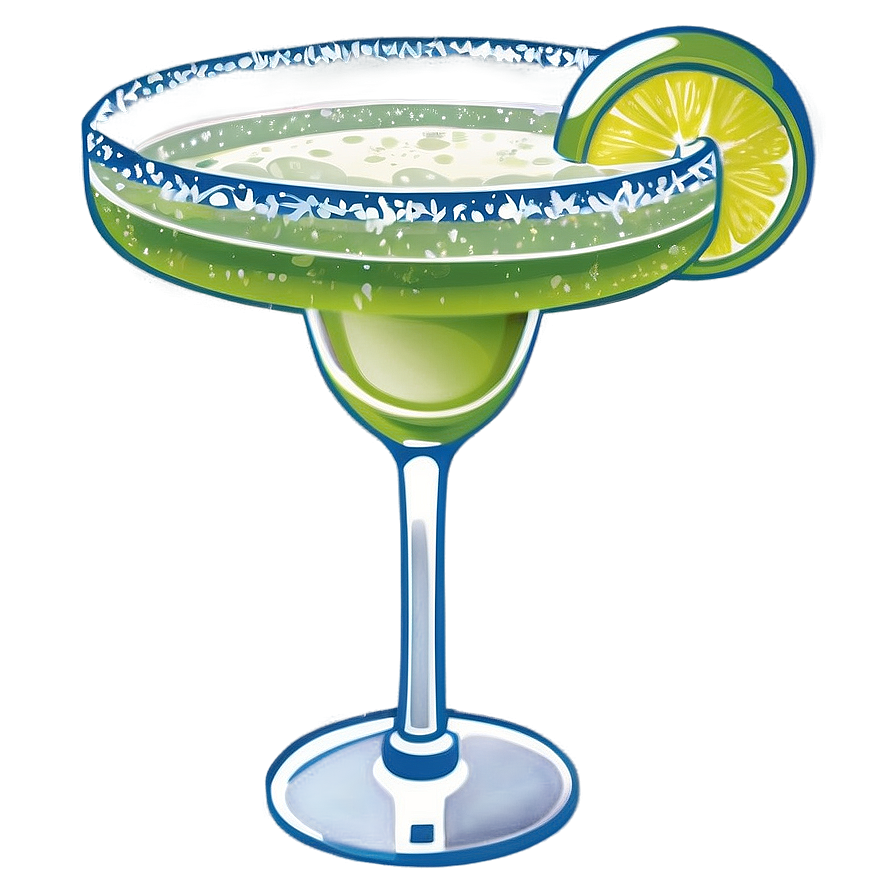 Large Margarita Glass Png 06292024