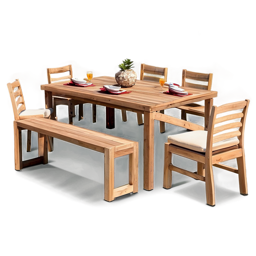 Large Outdoor Dining Table Png Lul