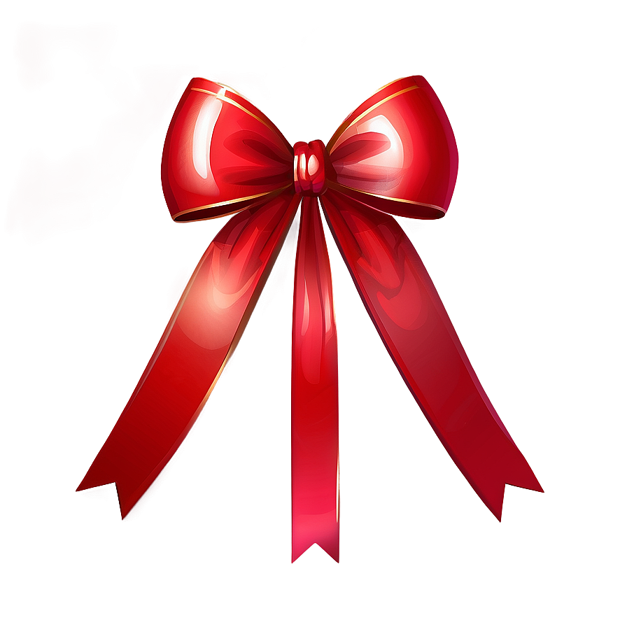 Large Red Bow Png 7