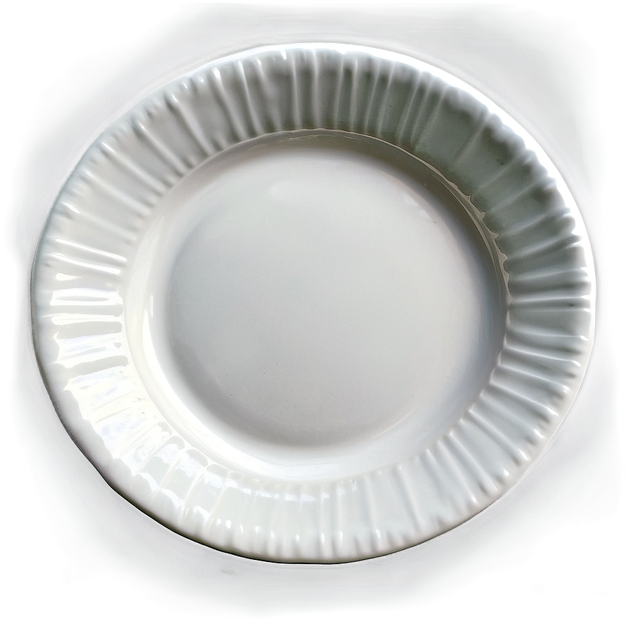 Large White Plate Png Lkp98