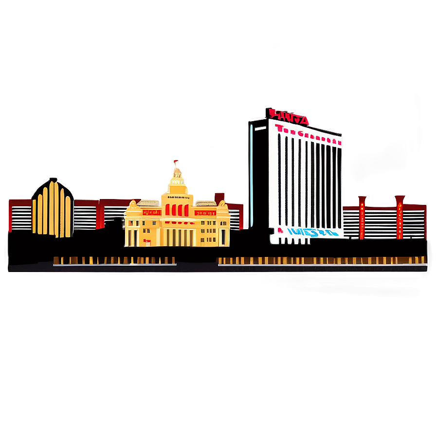 Las Vegas Cityscape Png Nnh