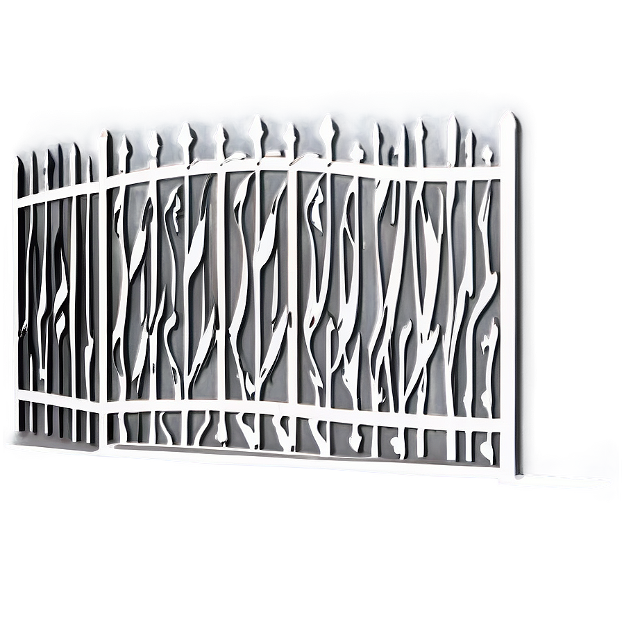 Laser Cut Metal Fence Designs Png Vcg32