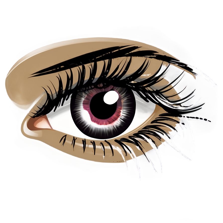 Lash Line Sketch Png 8