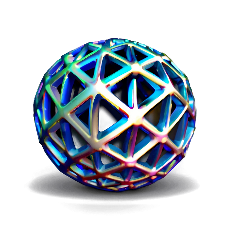 Lattice Sphere Illustration Png Oer89