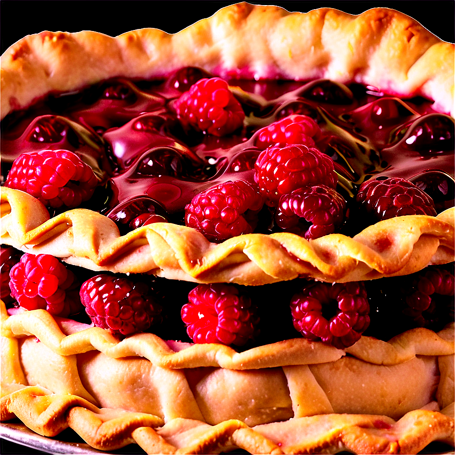 Lattice Top Raspberry Pie Png Jau