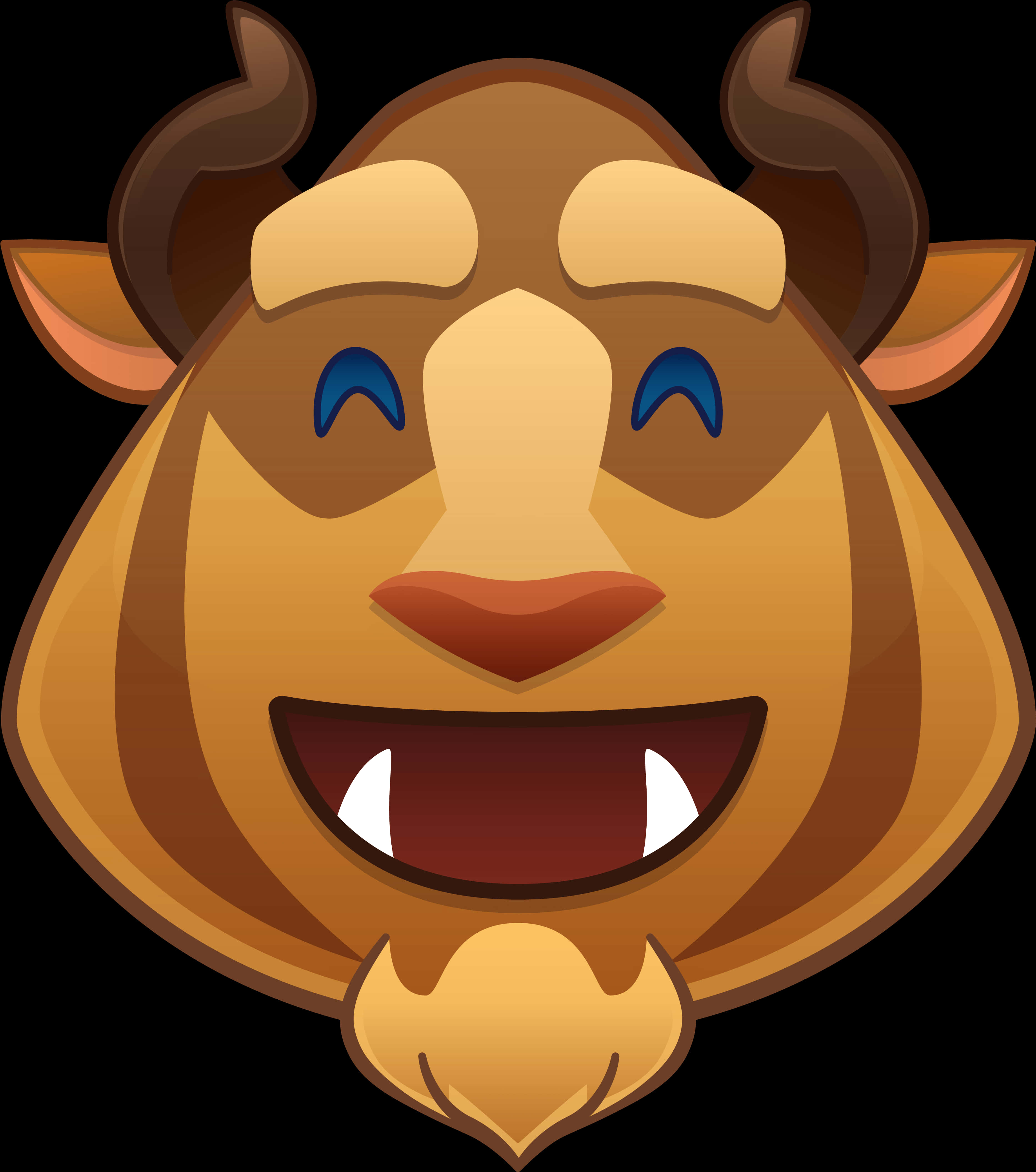 Laughing_ Brown_ Bull_ Emoji.png