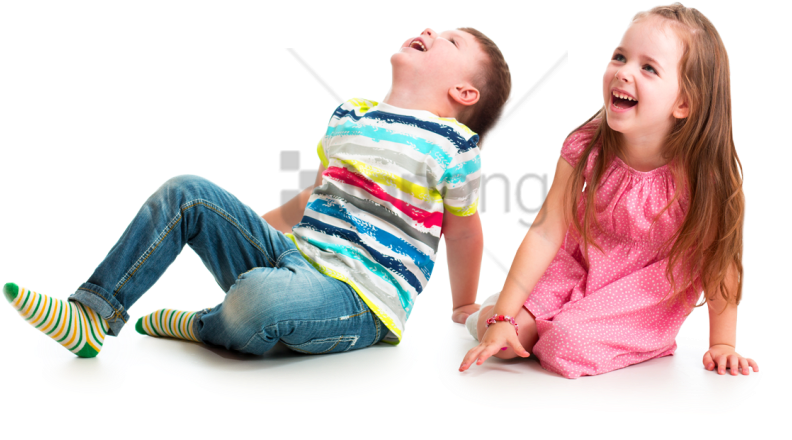 Laughing Children Having Fun