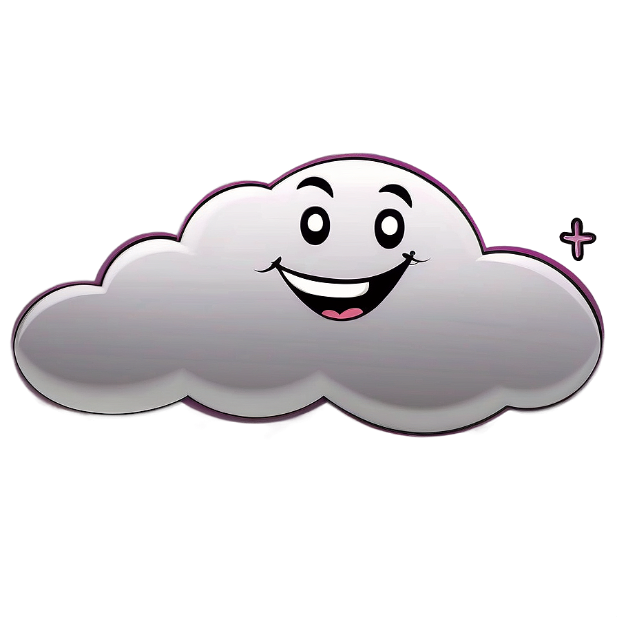 Laughing Cloud Cartoon Png Mpq