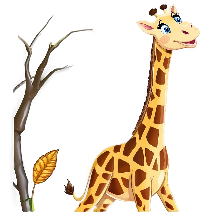 Laughing Giraffe Cartoon Png Kva23