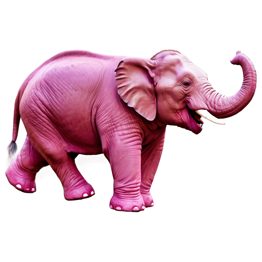 Laughing Pink Elephant Png Xym82