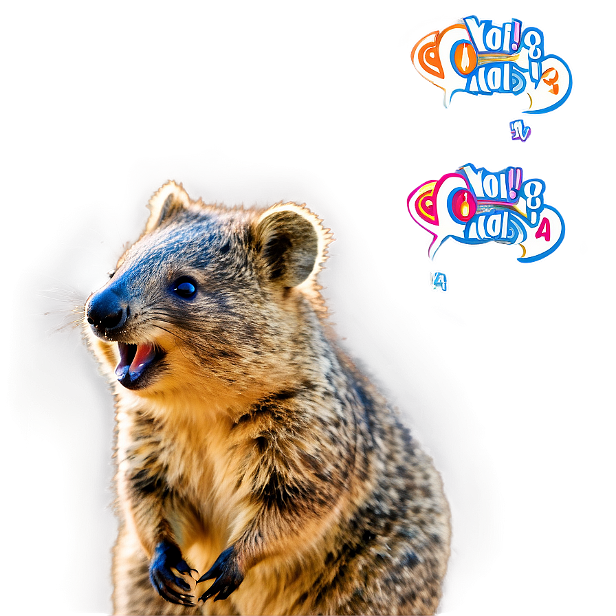 Laughing Quokka Mood Png 06242024