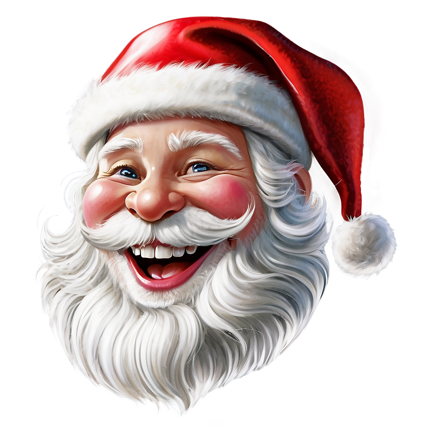 Laughing Santa Clipart Png Fcr