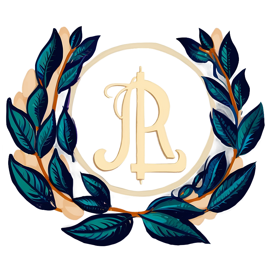 Laurel Monogram Frame Png Srr67