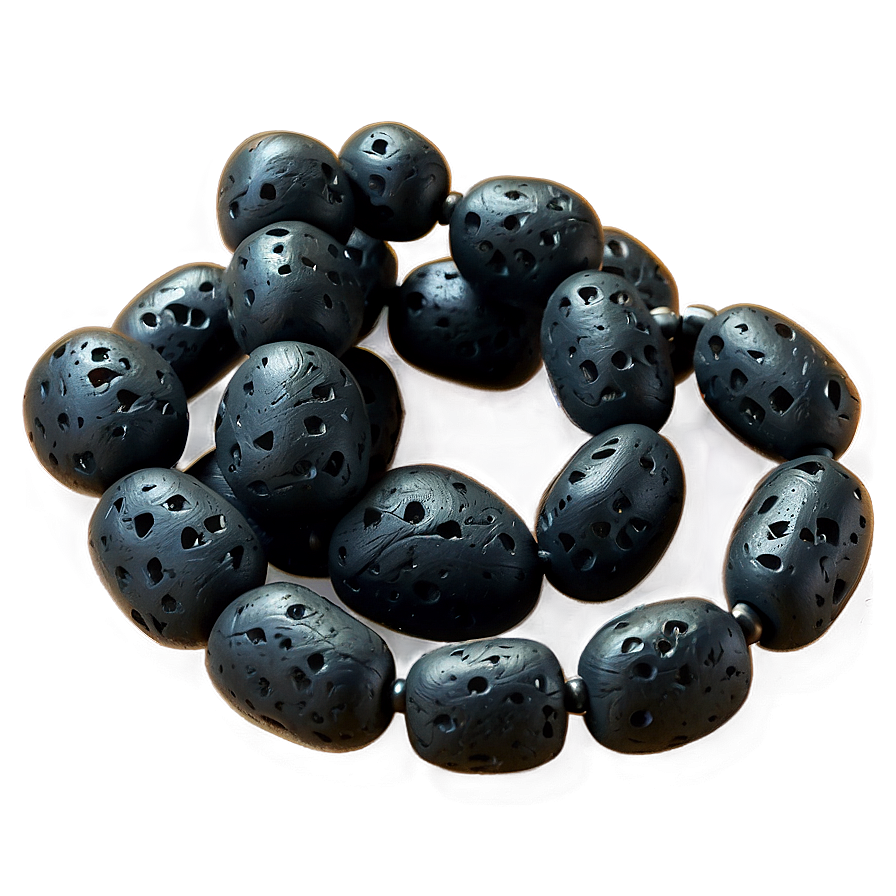 Lava Stone Beads Png Kfo