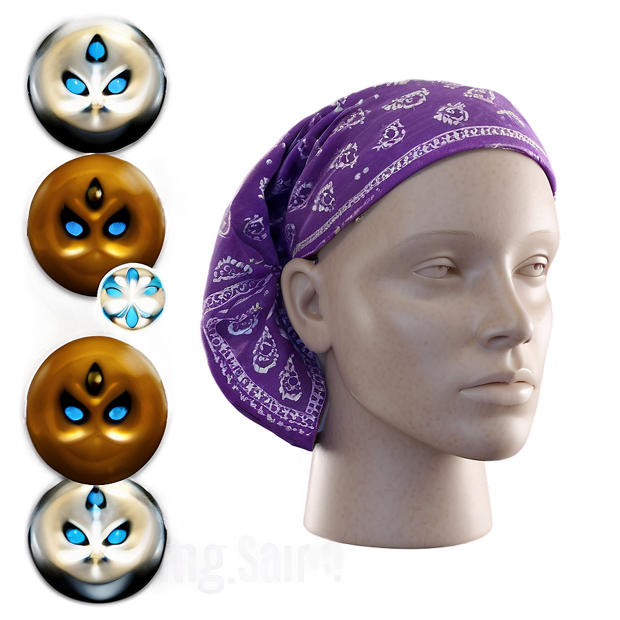 Lavender Bandana Accessory Png 05242024