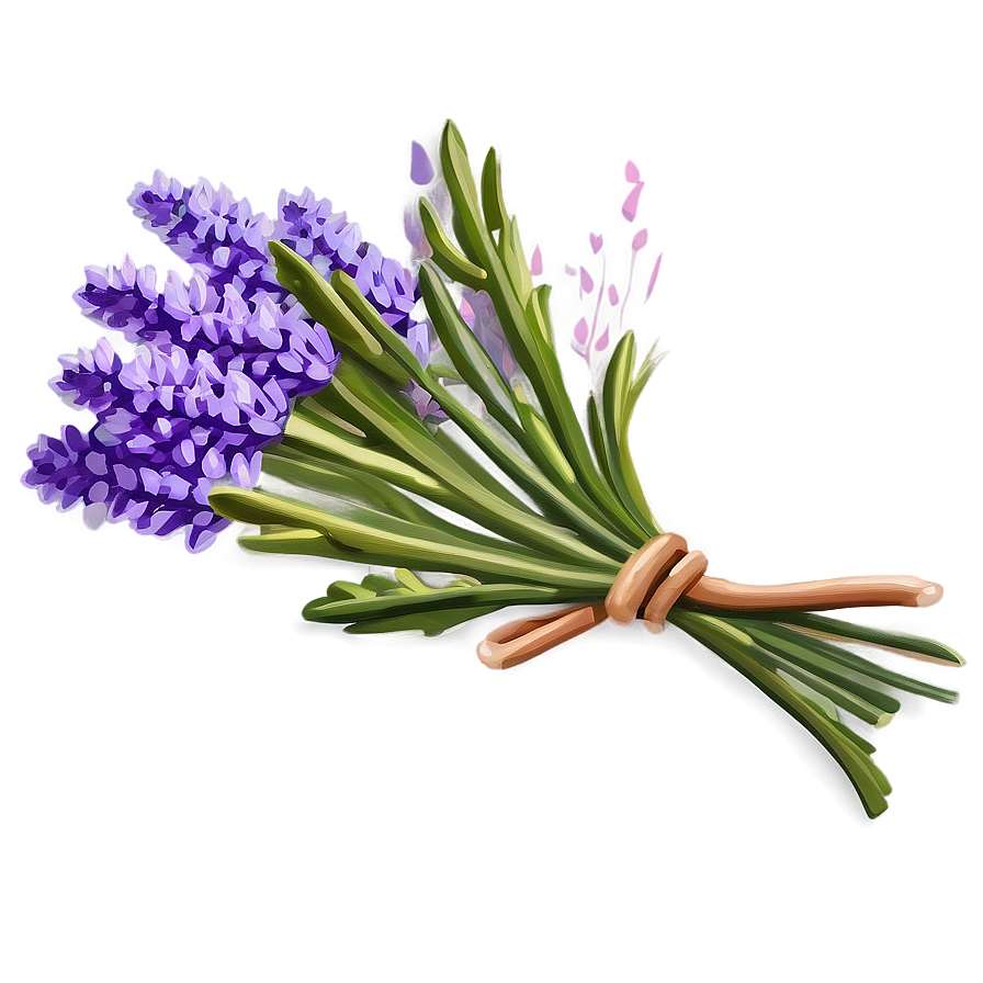 Lavender Bouquet Png 13