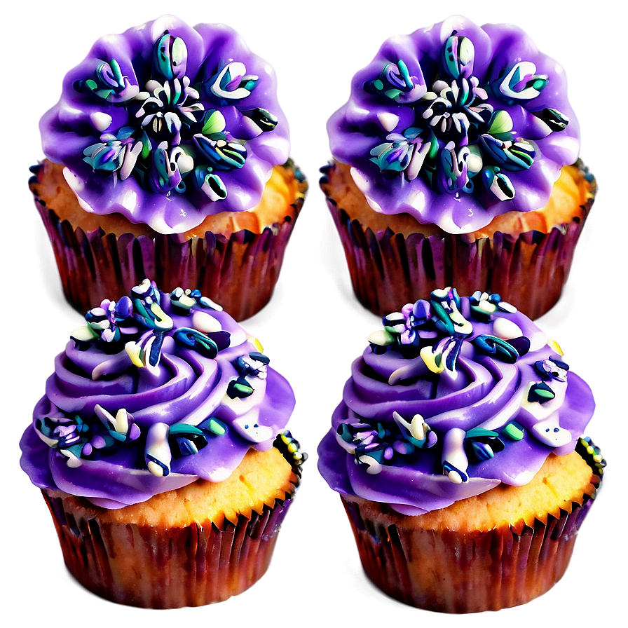 Lavender Cupcakes Png Ark