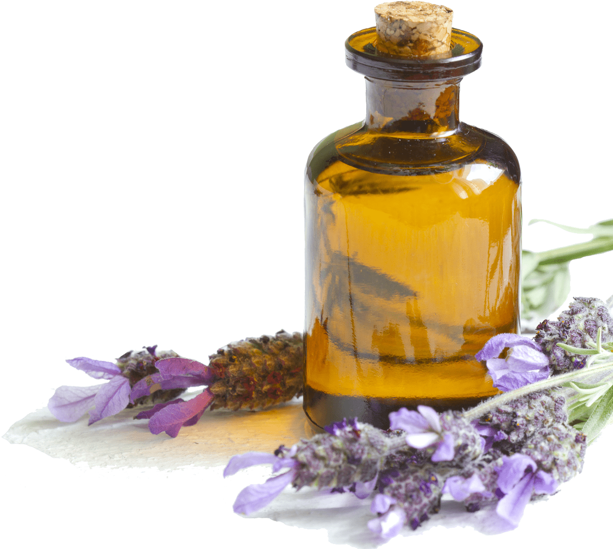 Lavender Essential Oiland Flowers.png