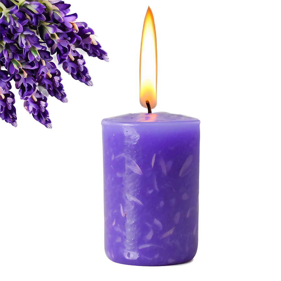 Lavender Infused Candle Png 7