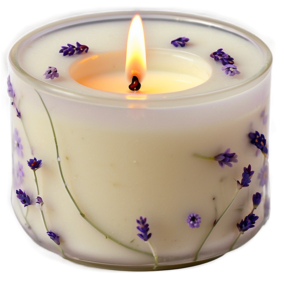 Lavender Infused Candle Png Gbx